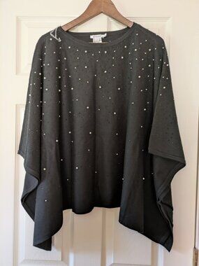 Chicos elegant poncho sweater super soft NWOT